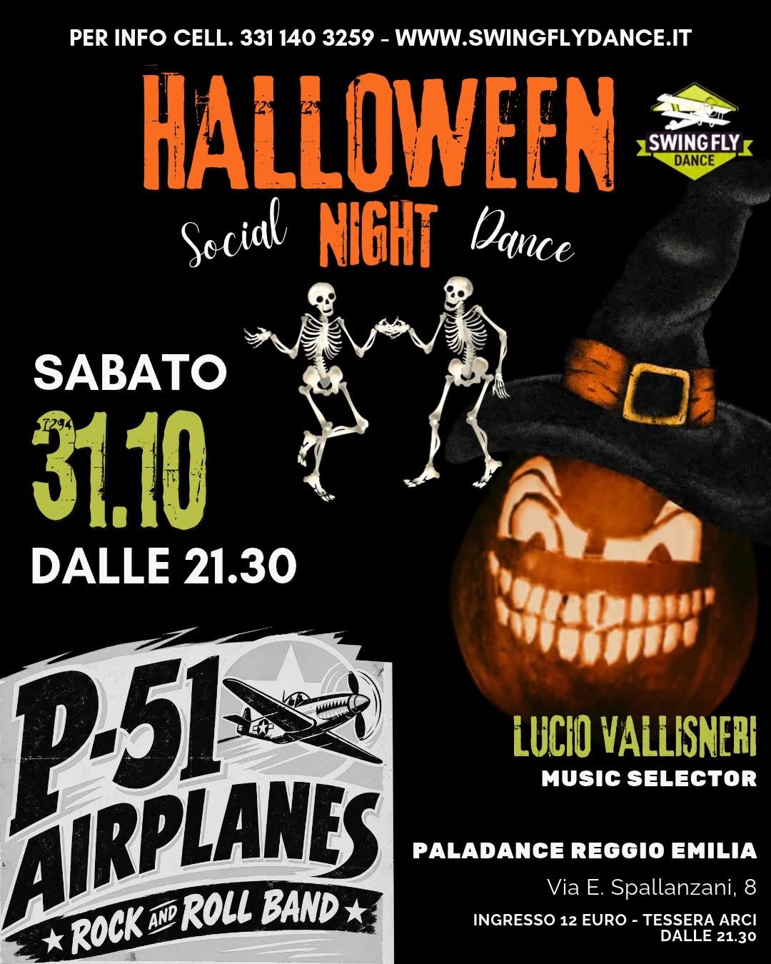 Halloween Swing Party — SAT 31 OCT – SUN 1 NOV