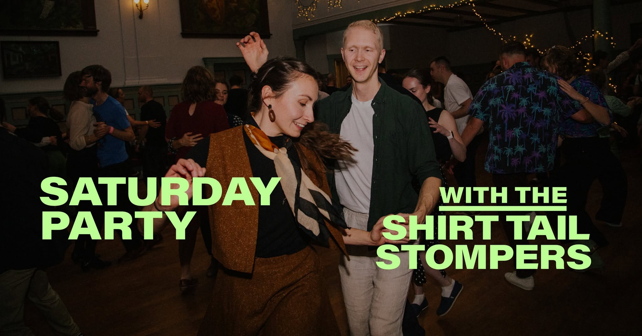 Saturday Party with The Shirt Tail Stompers — SAT 17 – SUN 18 OCT