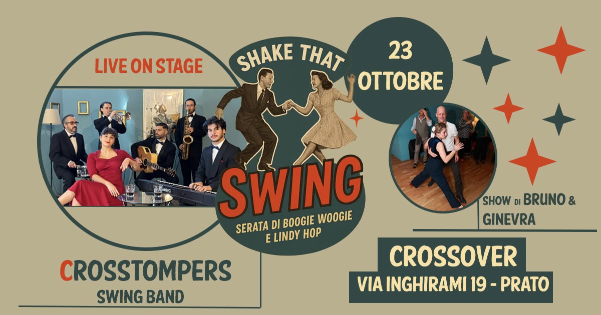 Shake that SWING — FRI 23 OCT