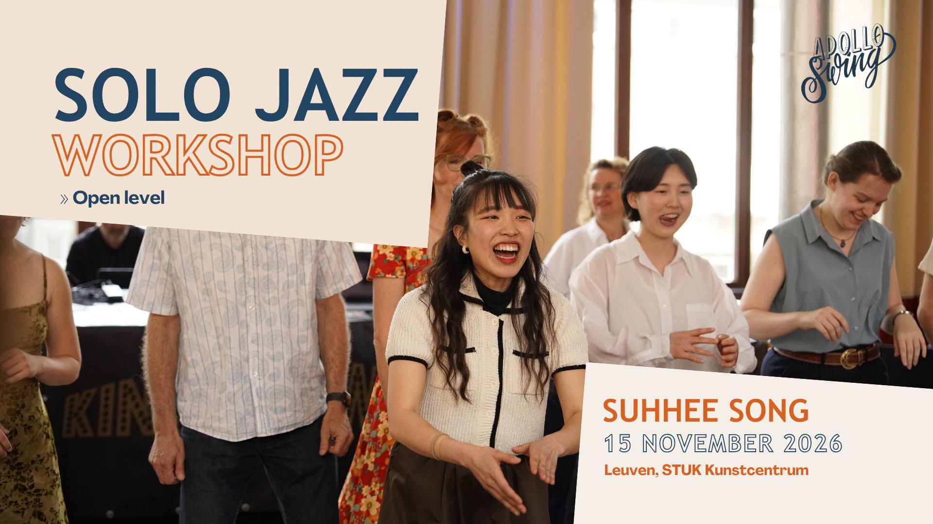 Fascinating Rhythm workshop in Leuven with Suhhee Song- Apollo Swing — SUN 15 NOV
