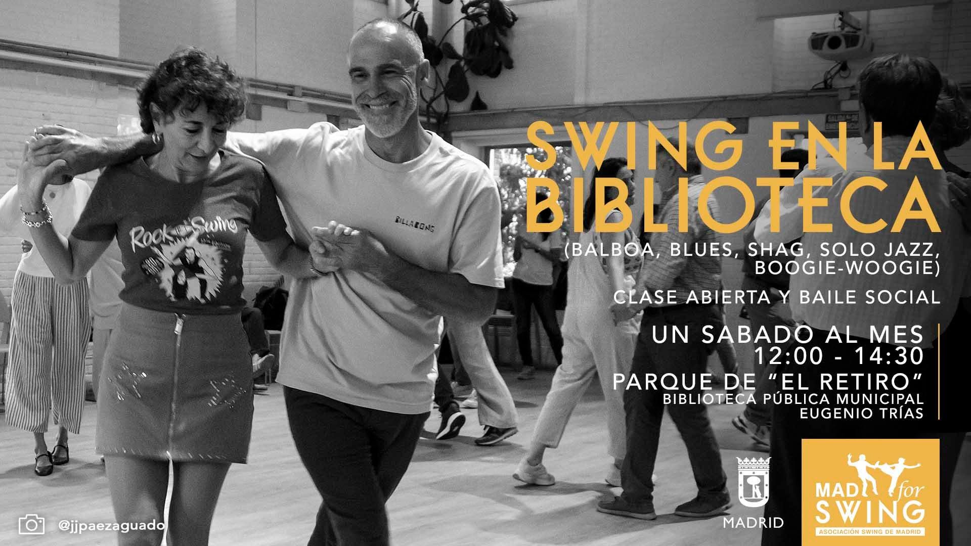 Swing en la Biblioteca — SAT 17 OCT