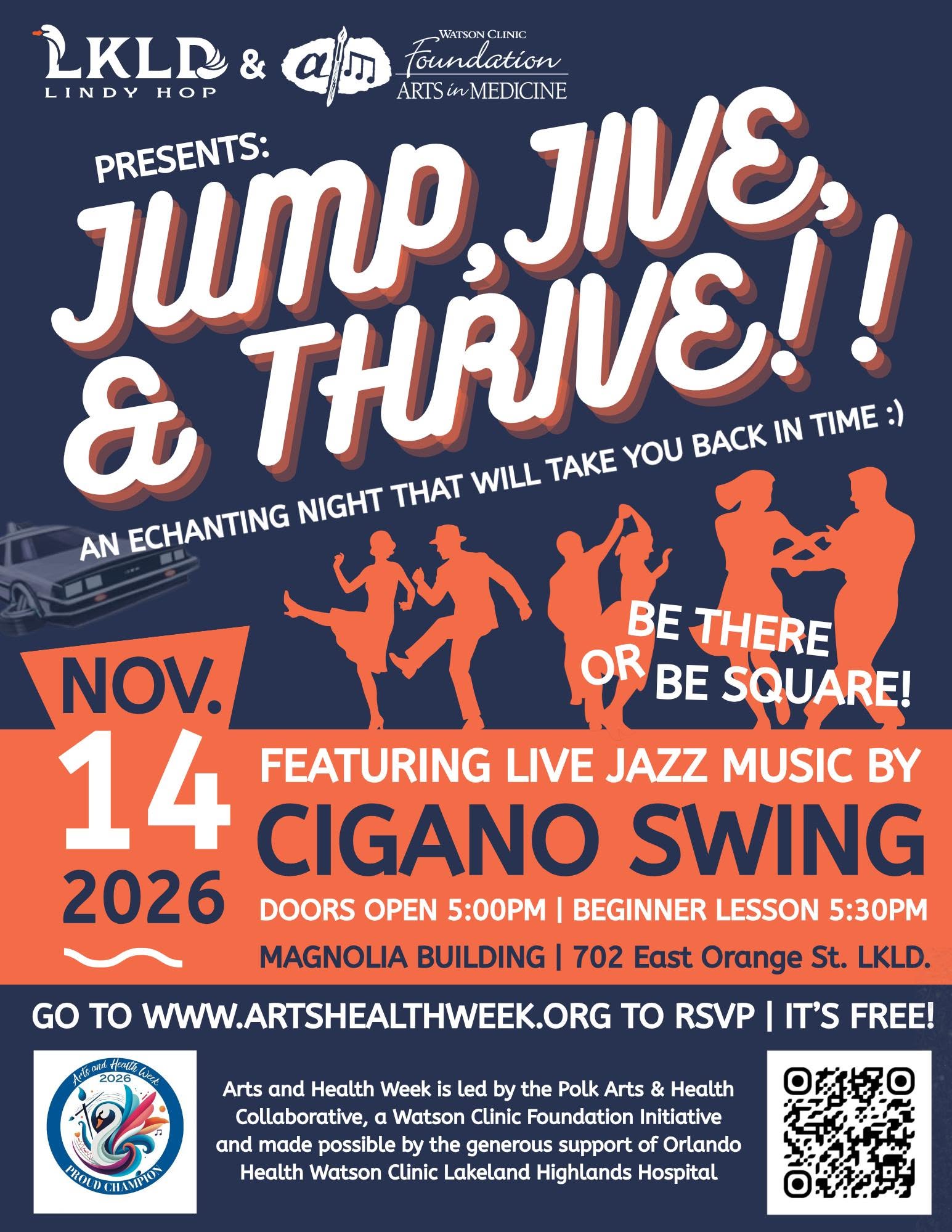 Jump, Jive, & Thrive! Swing (Dance) Into Wellness — SAT 14 NOV