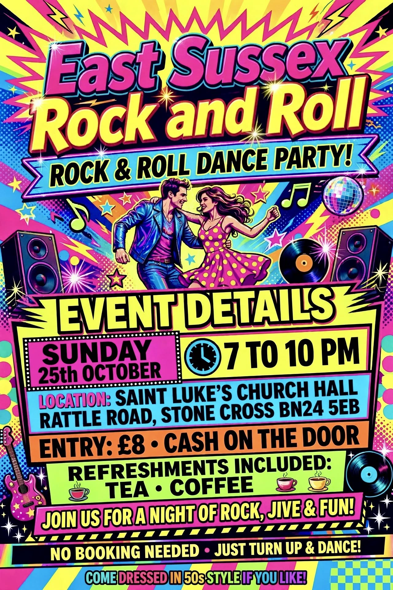 East Sussex rock n roll — SUN 25 OCT