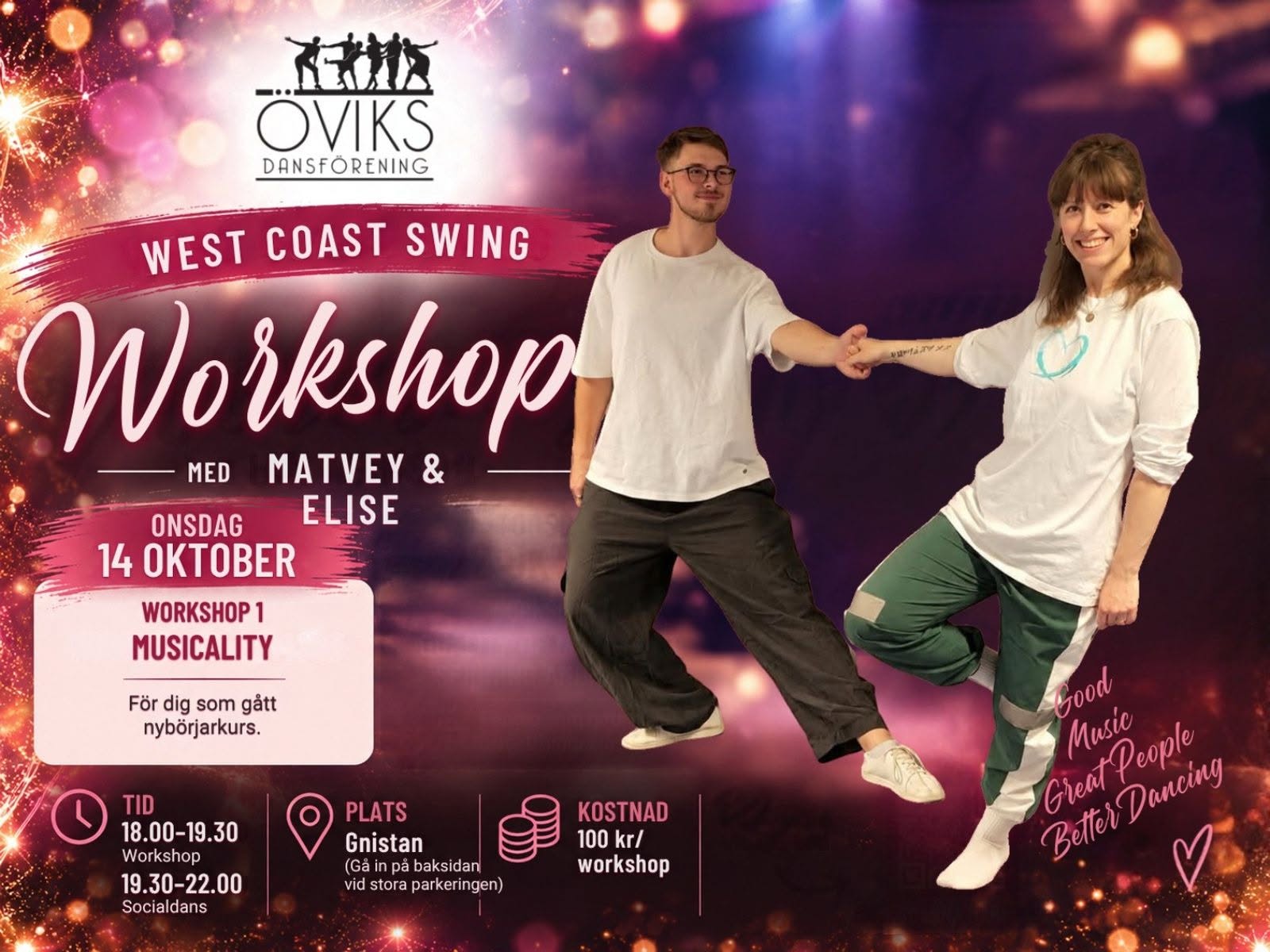 WCS Workshop - Matvey & Elise — WED 14 OCT