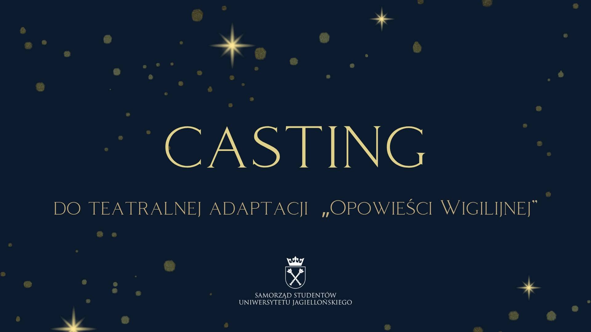 Opowieść Wigilijna | Casting do teatralnej adaptacji — WED 14 OCT