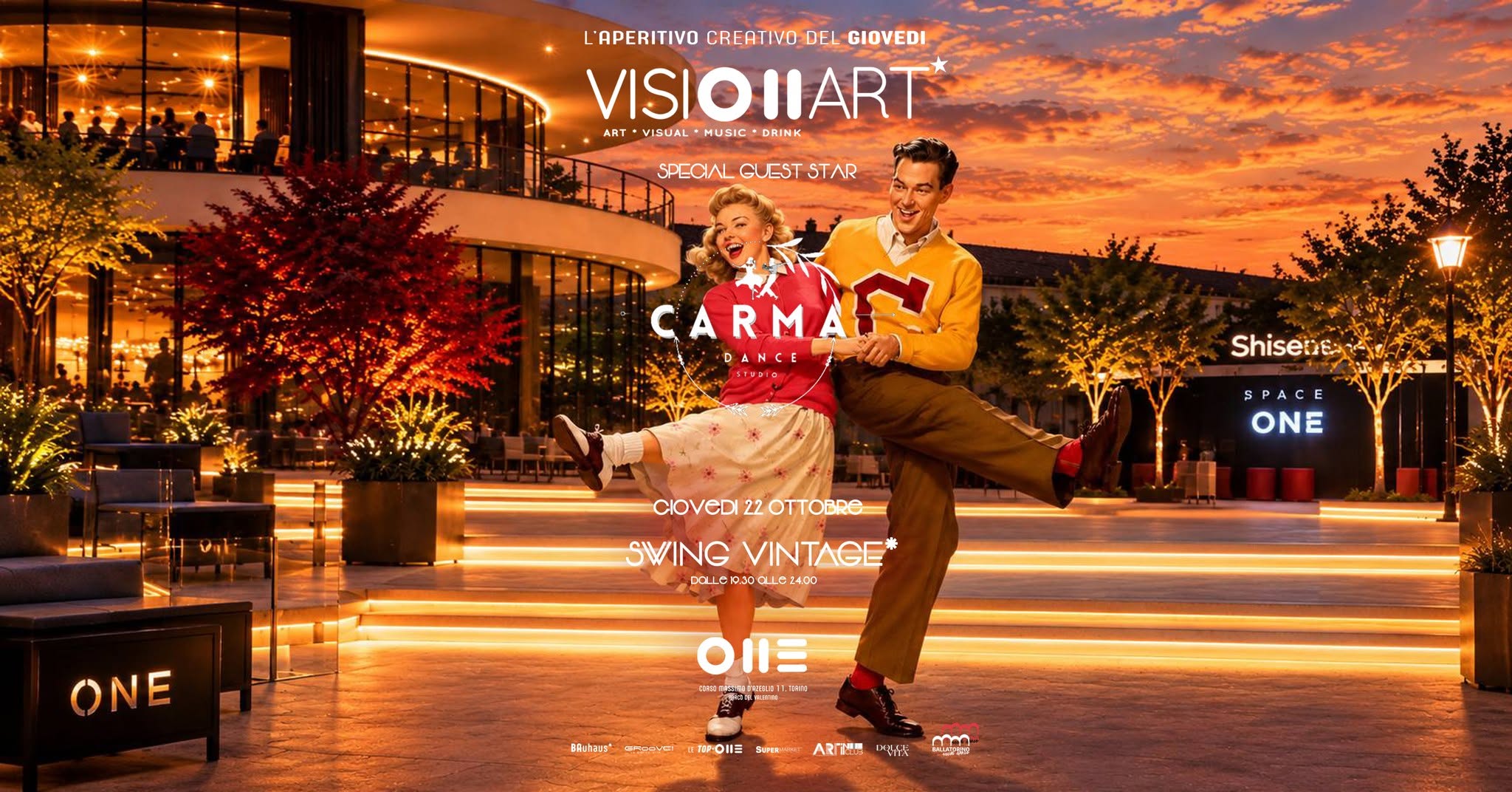 ONE Torino! SWING Time - Social Dance by visiONart* โ THU 22 OCT