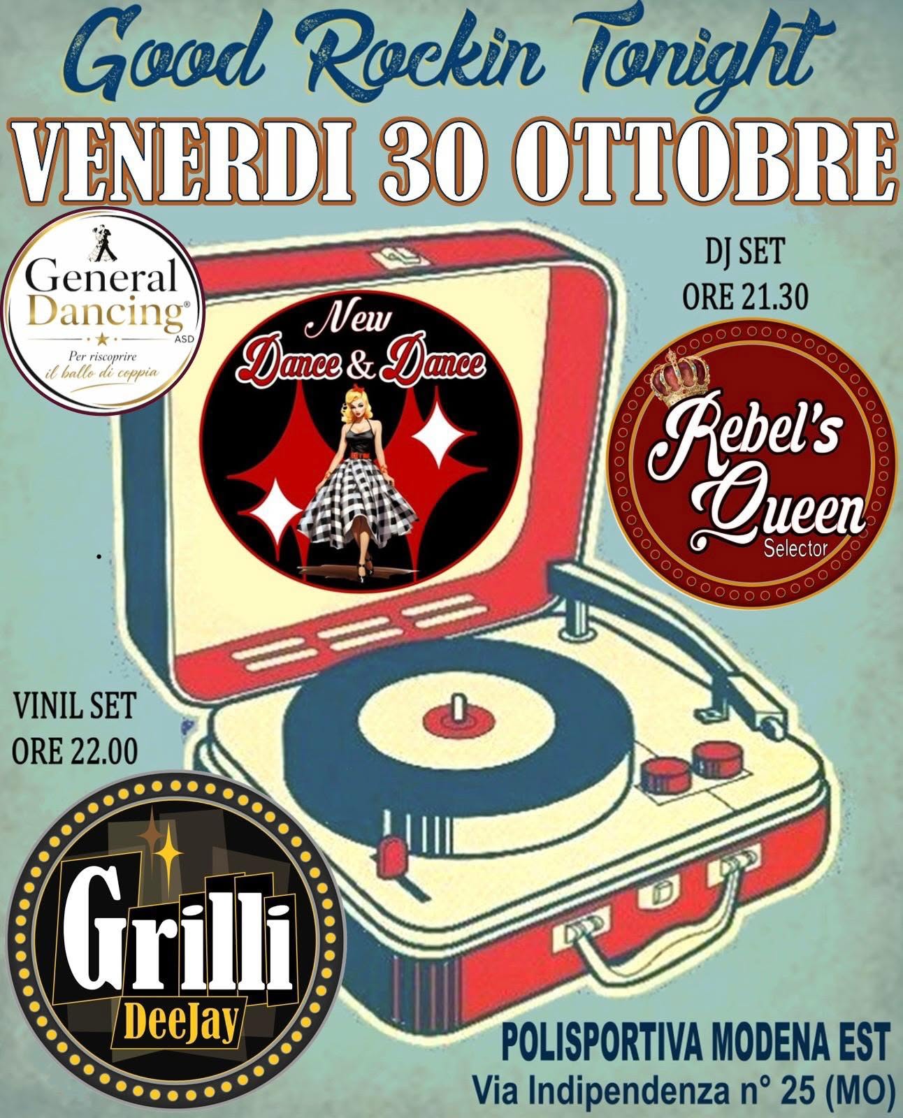GOOD ROCKIN TONIGHT — FRI 30 OCT