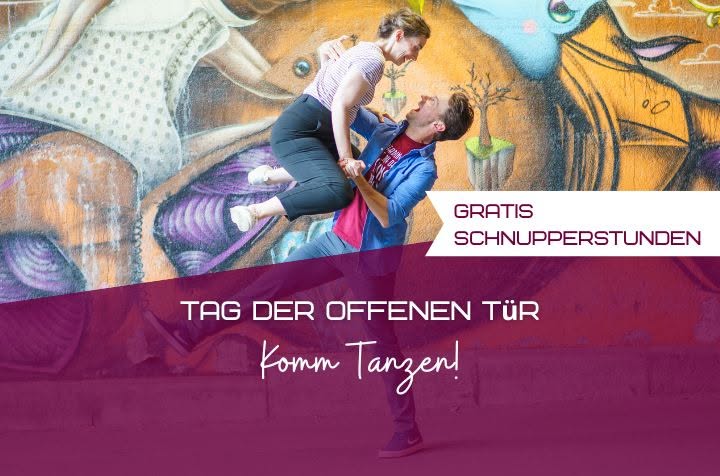 Kostenlose Schnupper-Tanzkurse beim Tag der offenen Tür — SAT 7 NOV