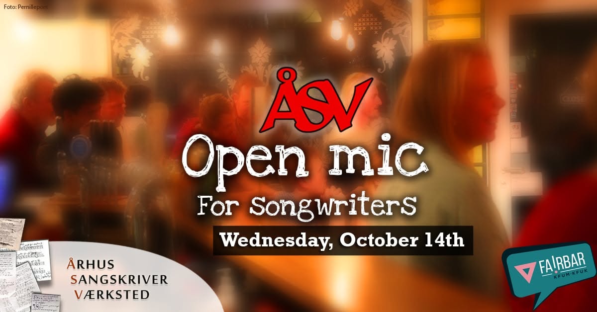 🎶 ÅSV Open Mic 🎶 - intet hovednavn — WED 14 OCT