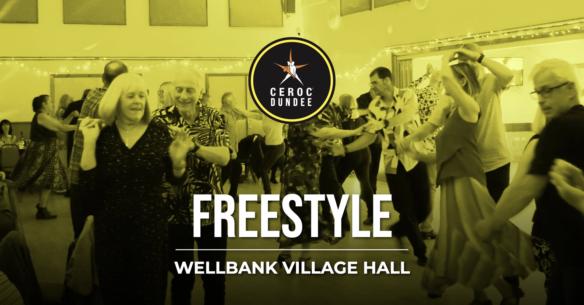 Ceroc Dundee: NOVEMBER Freestyle at Wellbank Village Hall — SAT 7 NOV