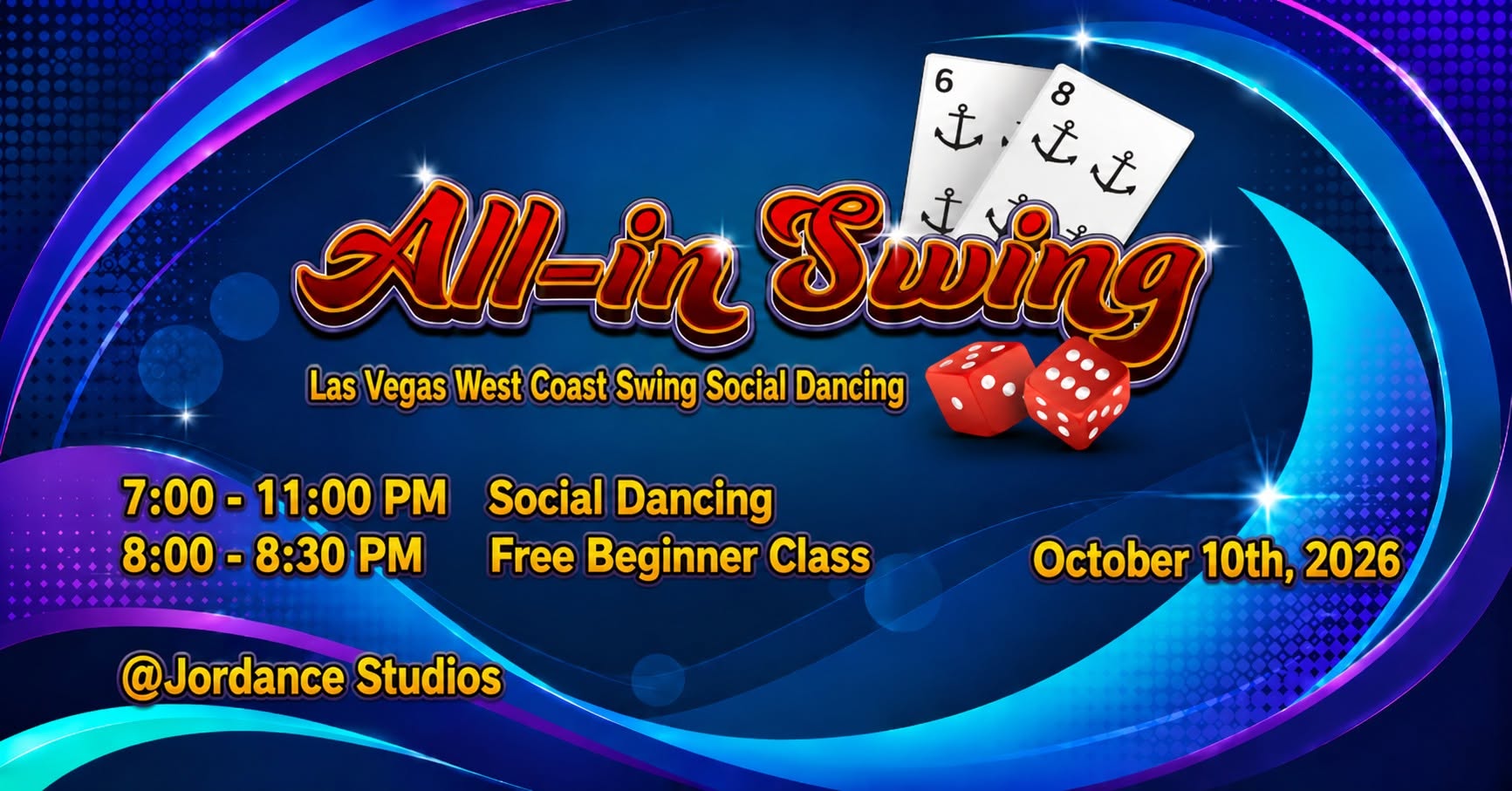 All-in Swing Saturday - October 2026 - No Workshop! โ SUN 11 OCT