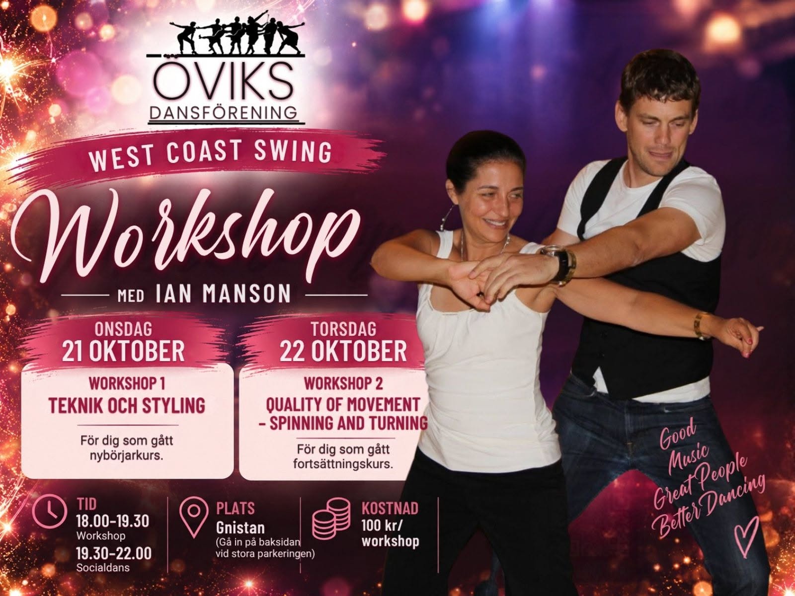 WCS Workshop - Ian Manson — WED 21 OCT