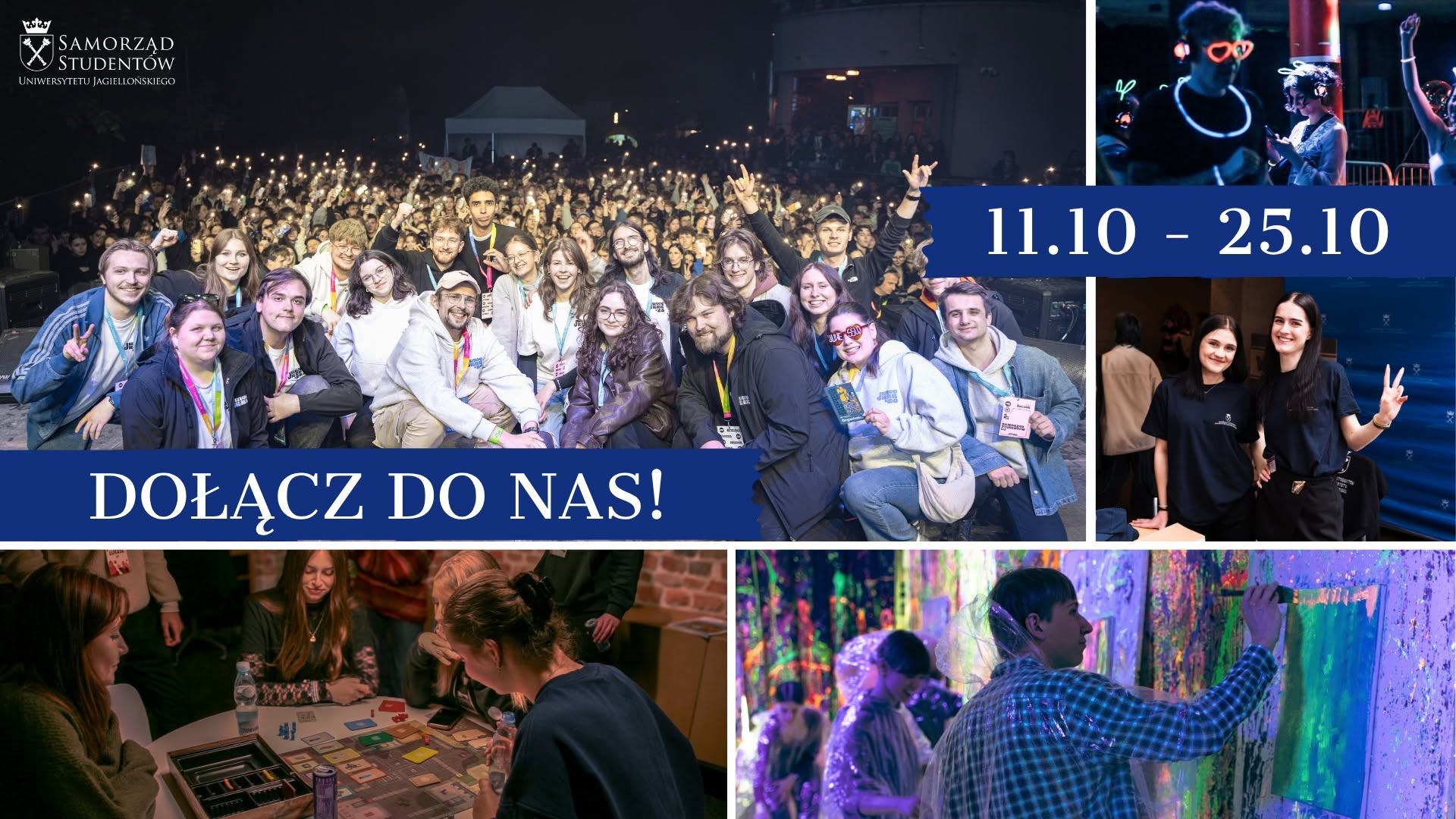 Rekrutacja do Samorządu Studentów UJ 2026 — SUN 11 – SAT 24 OCT