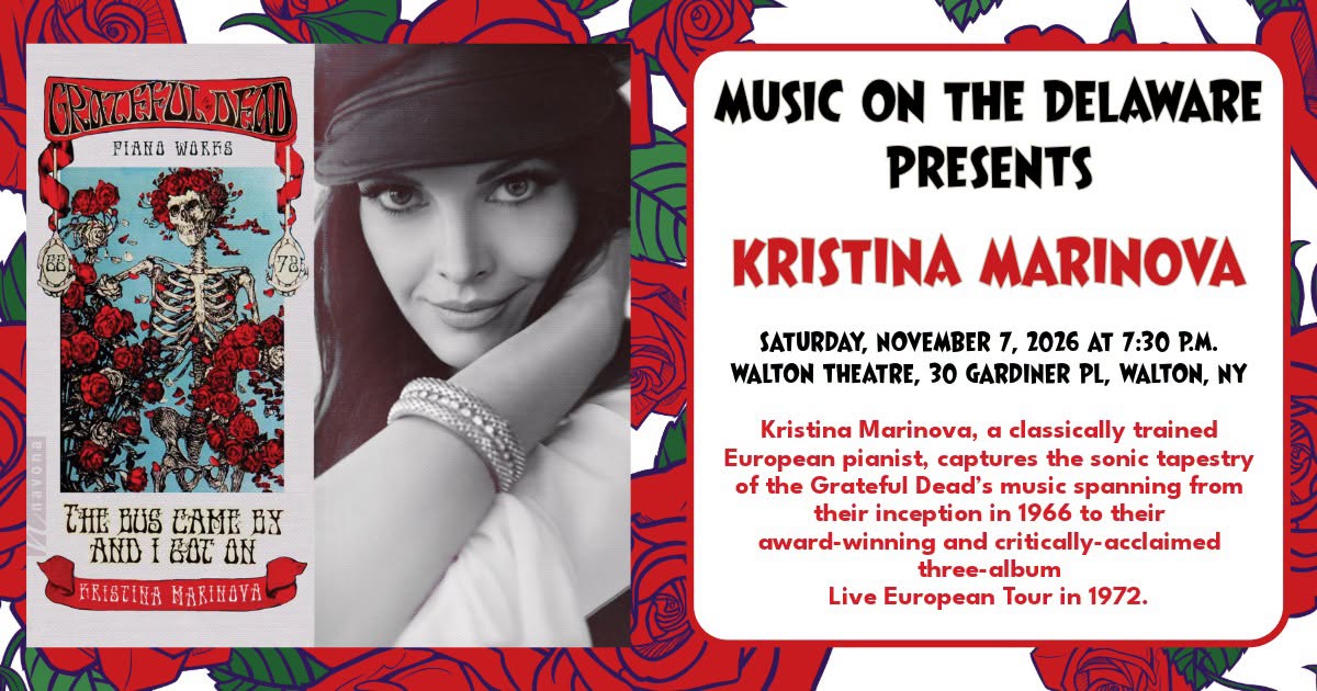 Kristina Marinova "The Bus Came By and I Got On" Mainstage Concert — SUN 8 NOV