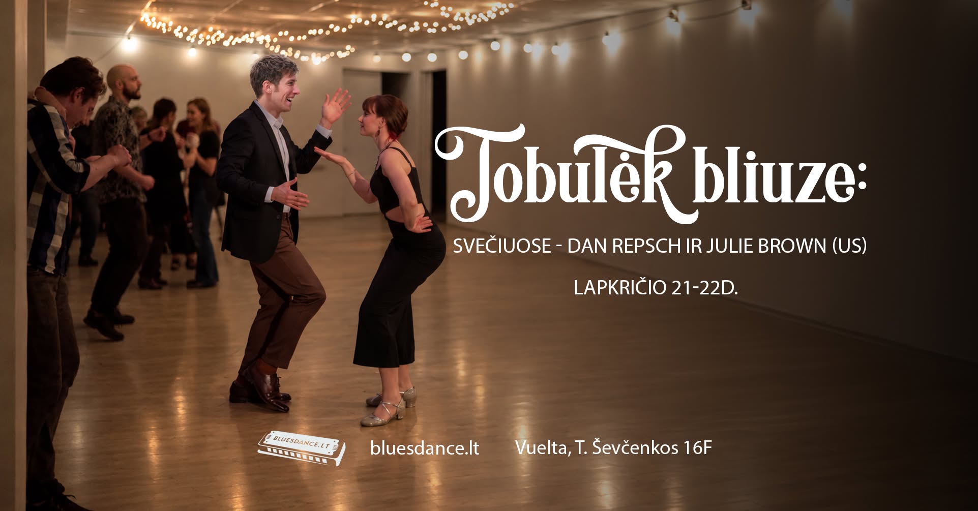 Tobulėk bliuze: seminarai su Julie Brown ir Dan Repsch (USA) grįžta! — SAT 21 – SUN 22 NOV