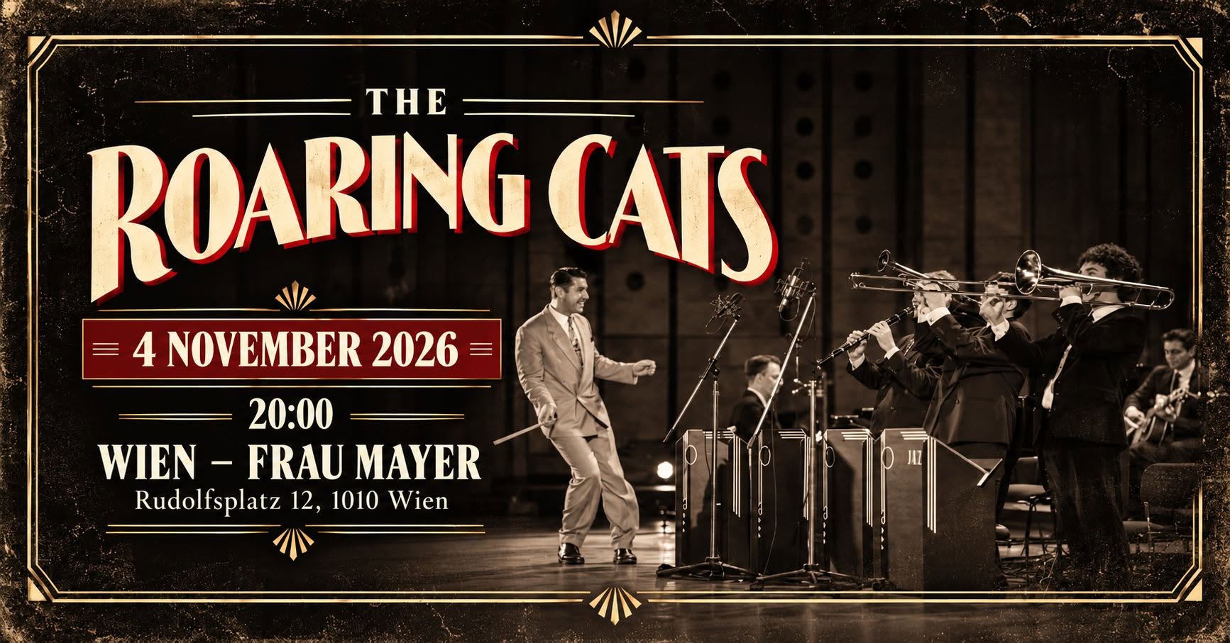 Swing night feat. Roaring Cats — WED 4 NOV