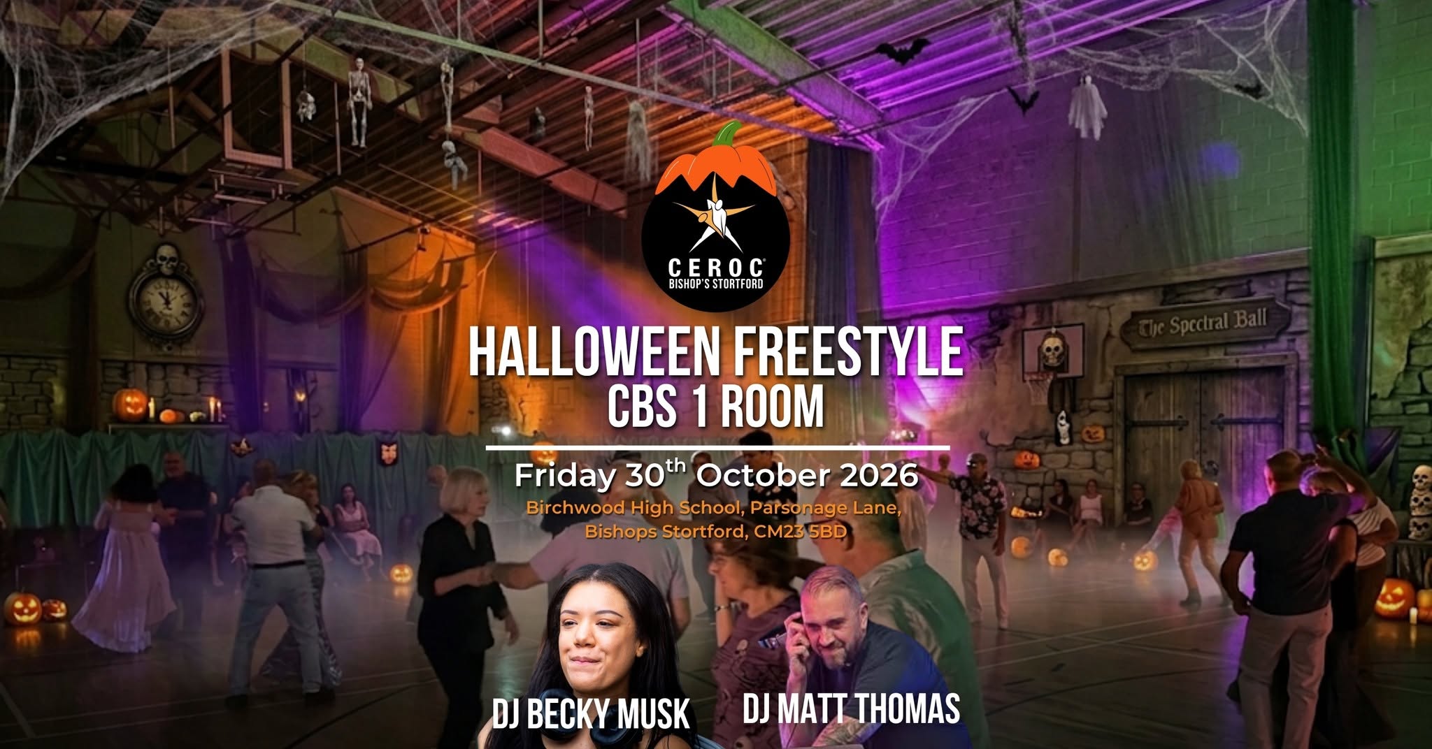 CBS 1 Room Halloween Freestyle - Friday 30th October 2026 β FRI 30 OCT