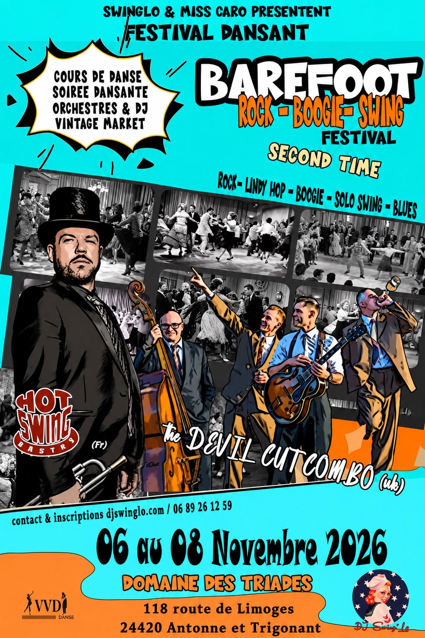 BAREFOOT FESTIVAL Rock - Boogie - Swing — FRI 6 NOV