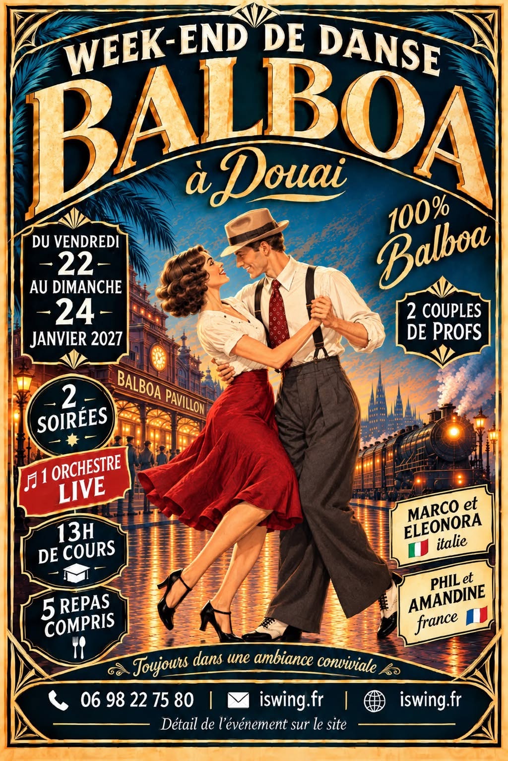 Winter Balboa Week-end  — FRI 22 – SUN 24 JAN 2027