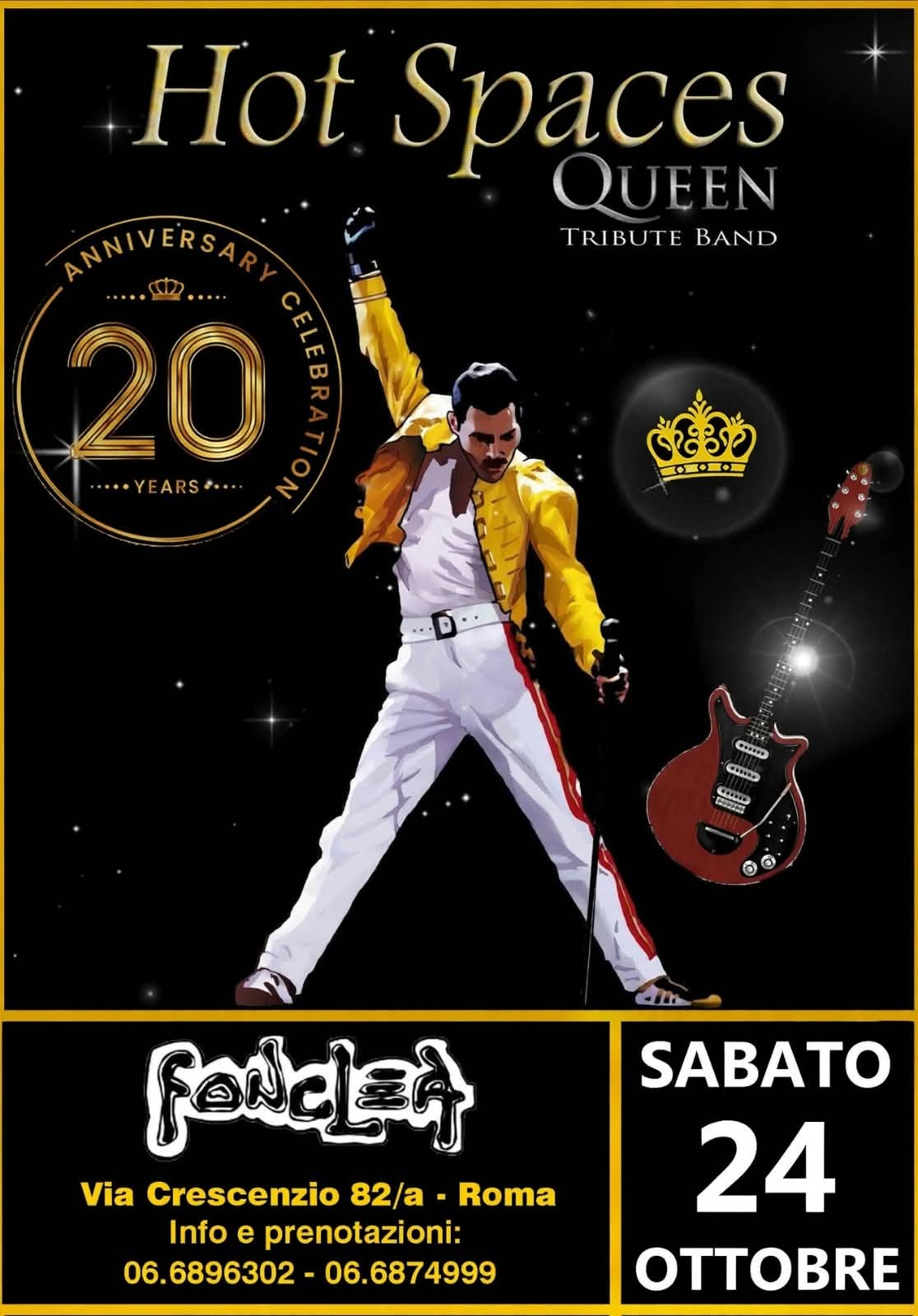 Hot Spaces Queen tribute celebration — SAT 24 OCT