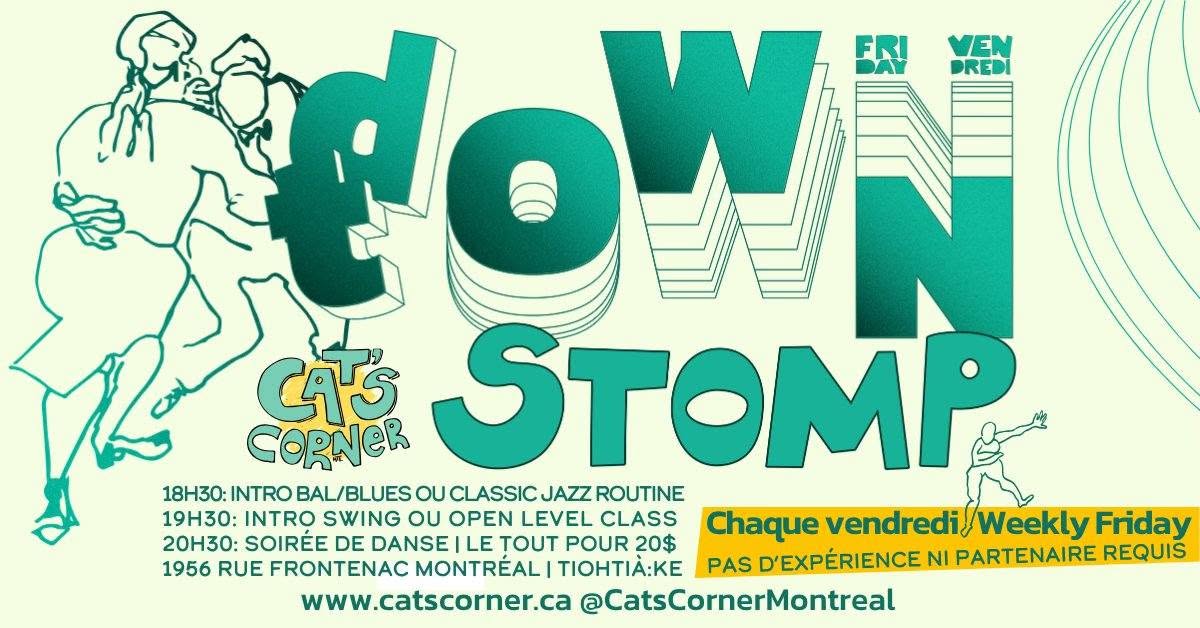 Downtown Stomp - soirée danse sociale — FRI 16 – SAT 17 OCT