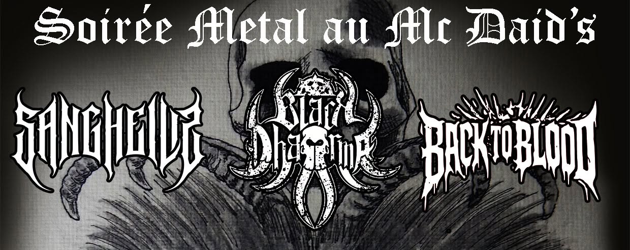 Concert Metal au Mc Daid's — SAT 17 OCT
