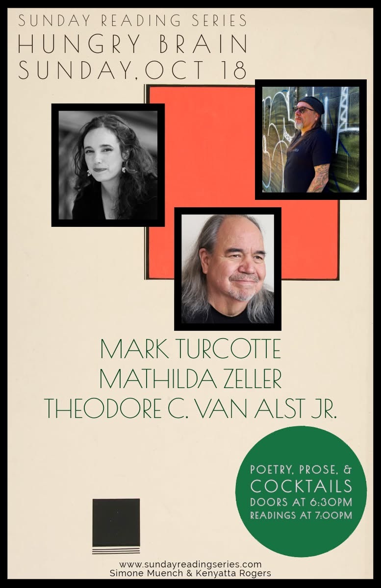 Sunday Reading Series: Poetry, Prose, & Cocktails — MON 19 OCT