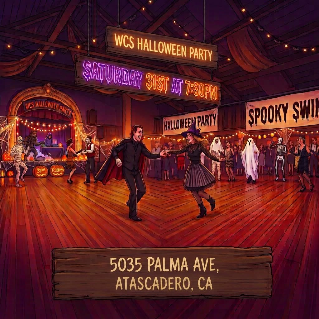 West Coast Swing Social - Halloween Special  — SUN 1 NOV