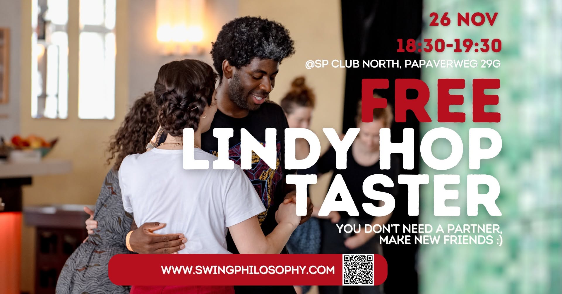 FREE Taster Lindy Hop - SP Club North — THU 26 NOV