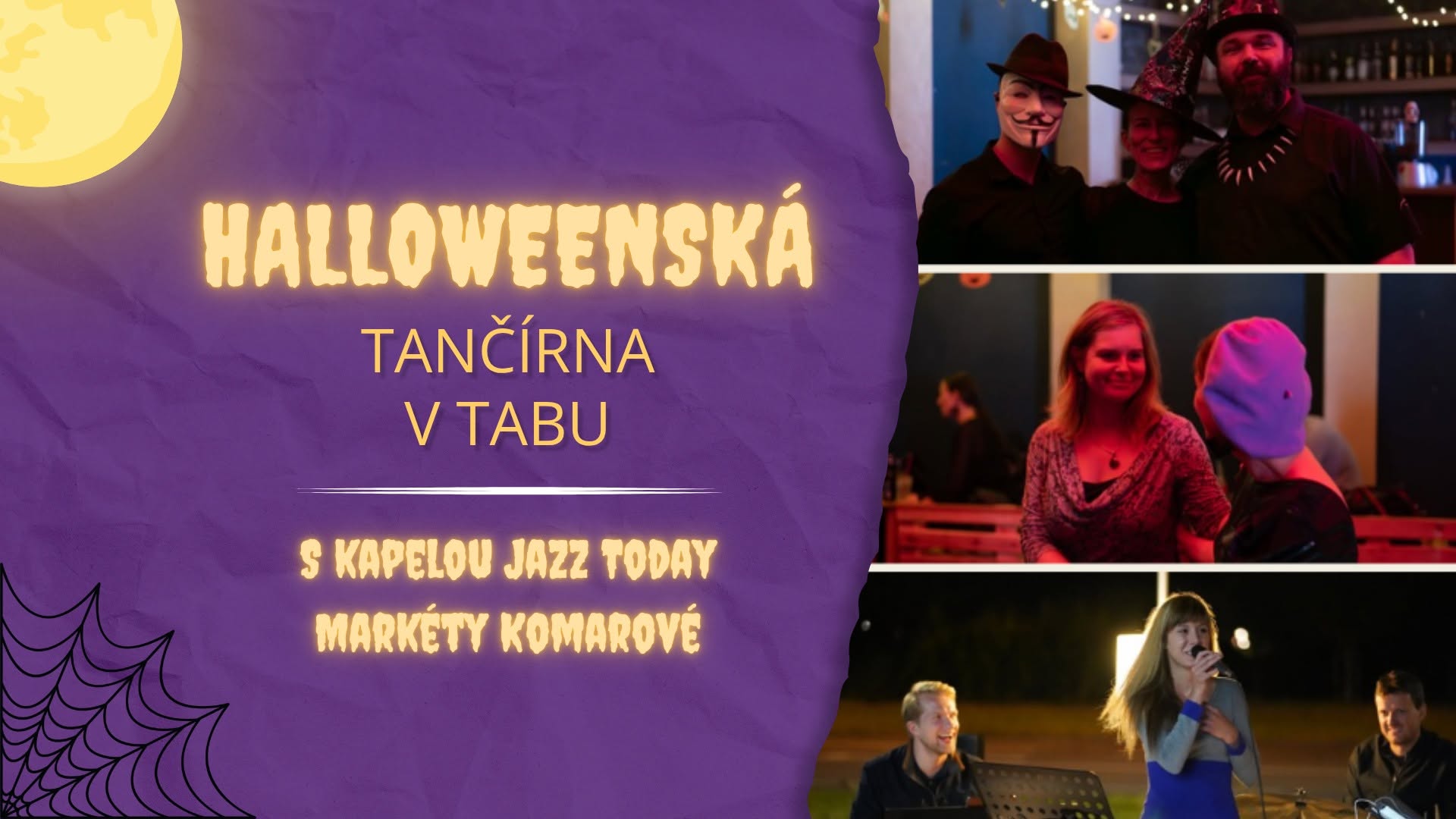 Halloweenská tančírna s kapelou Jazz Today v Tabu 🎃🐈⬛👻 — THU 29 OCT