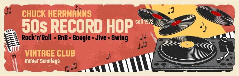 FIFTIES RECORD HOP - DIE Tradionsveranstaltung seit 1972! — SUN 18 OCT