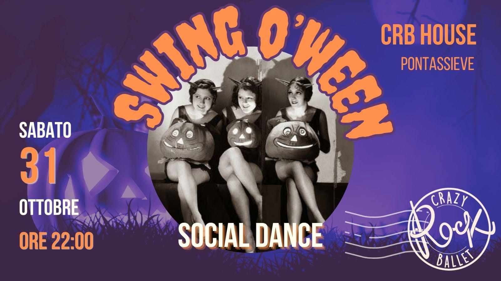 SWING O' WEEN 🎃 Social Dance — SAT 31 OCT