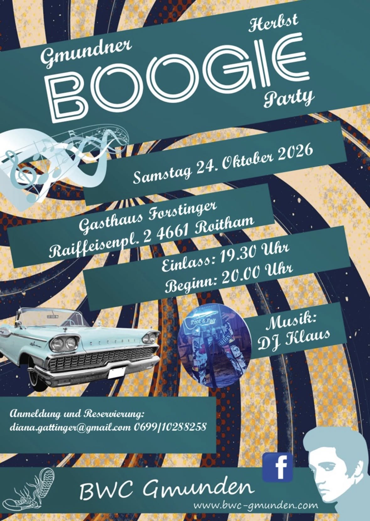 Gmundner Herbst Boogie Party — SAT 24 – SUN 25 OCT