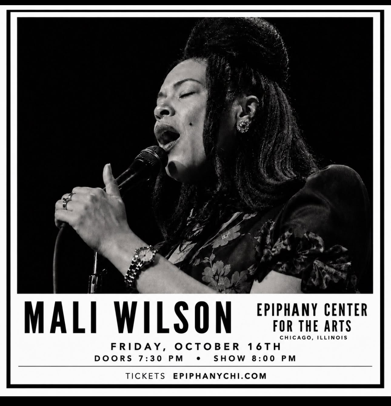 ONE NIGHT ONLY! MALI WILSON: Retro in Real Time — SAT 17 OCT