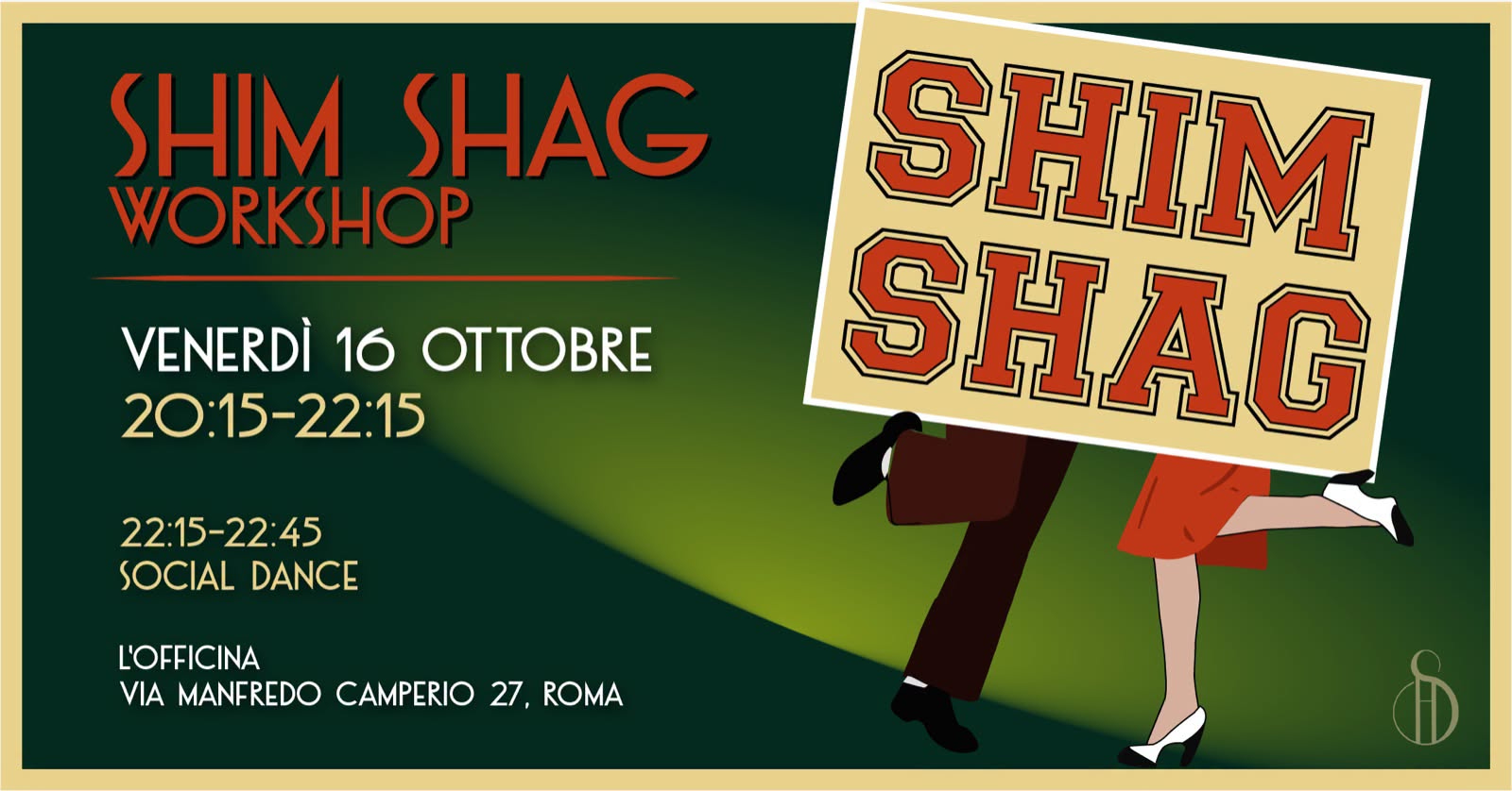 SHIM SHAG Workshop@L'Officina (Garbatella) — FRI 16 OCT