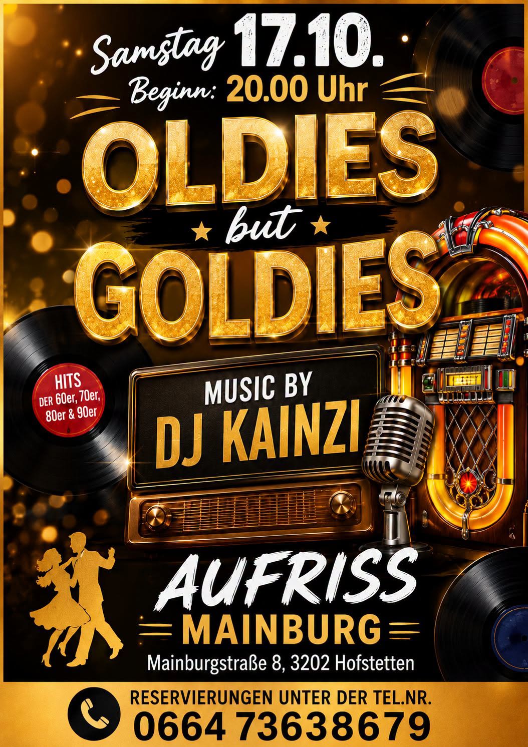 Oldies but Goldies — SAT 17 – SUN 18 OCT