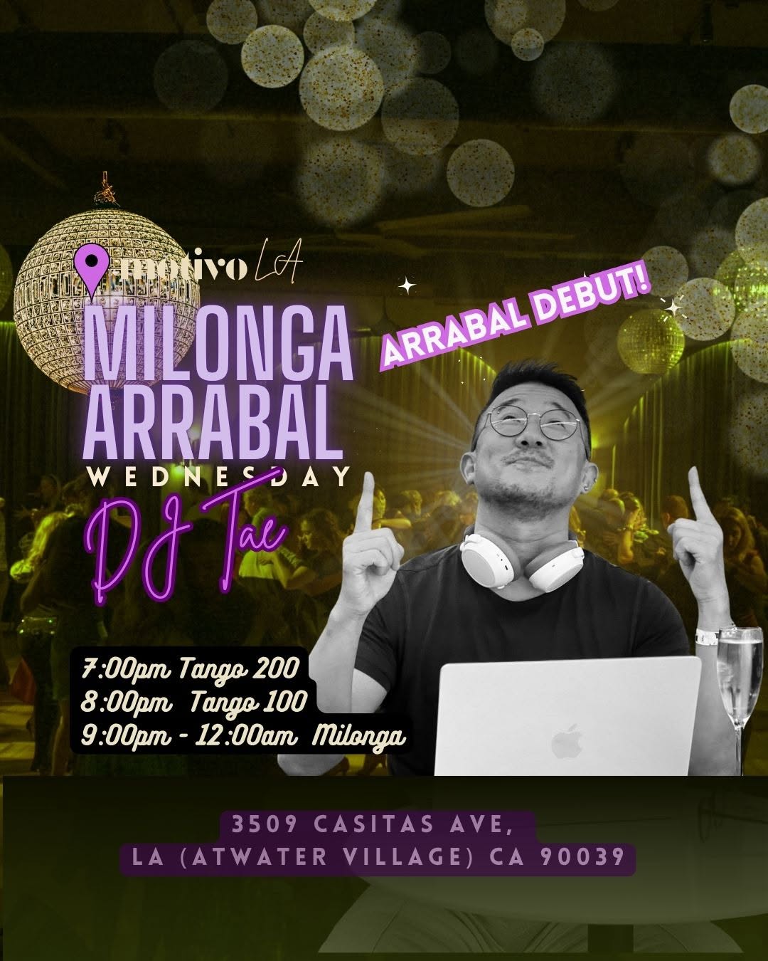 Milonga Arrabal - w/ DJ Tae ⭐️ARRABAL DEBUT!⭐️ — THU 15 OCT
