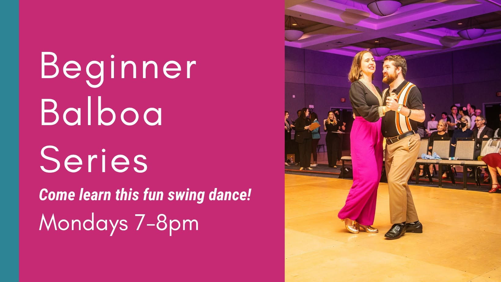 🎉Beginner Balboa Series (Mondays 7-8pm) — TUE 20 OCT
