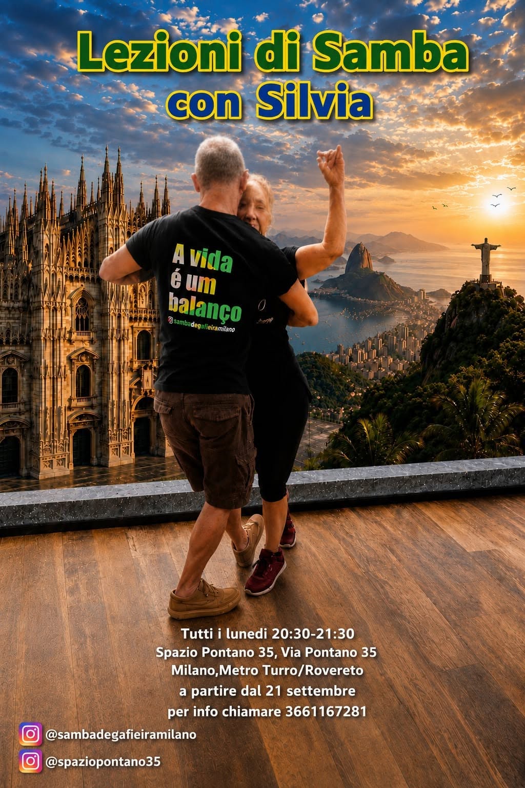 Lezioni di Samba con Silvia — MON 19 OCT