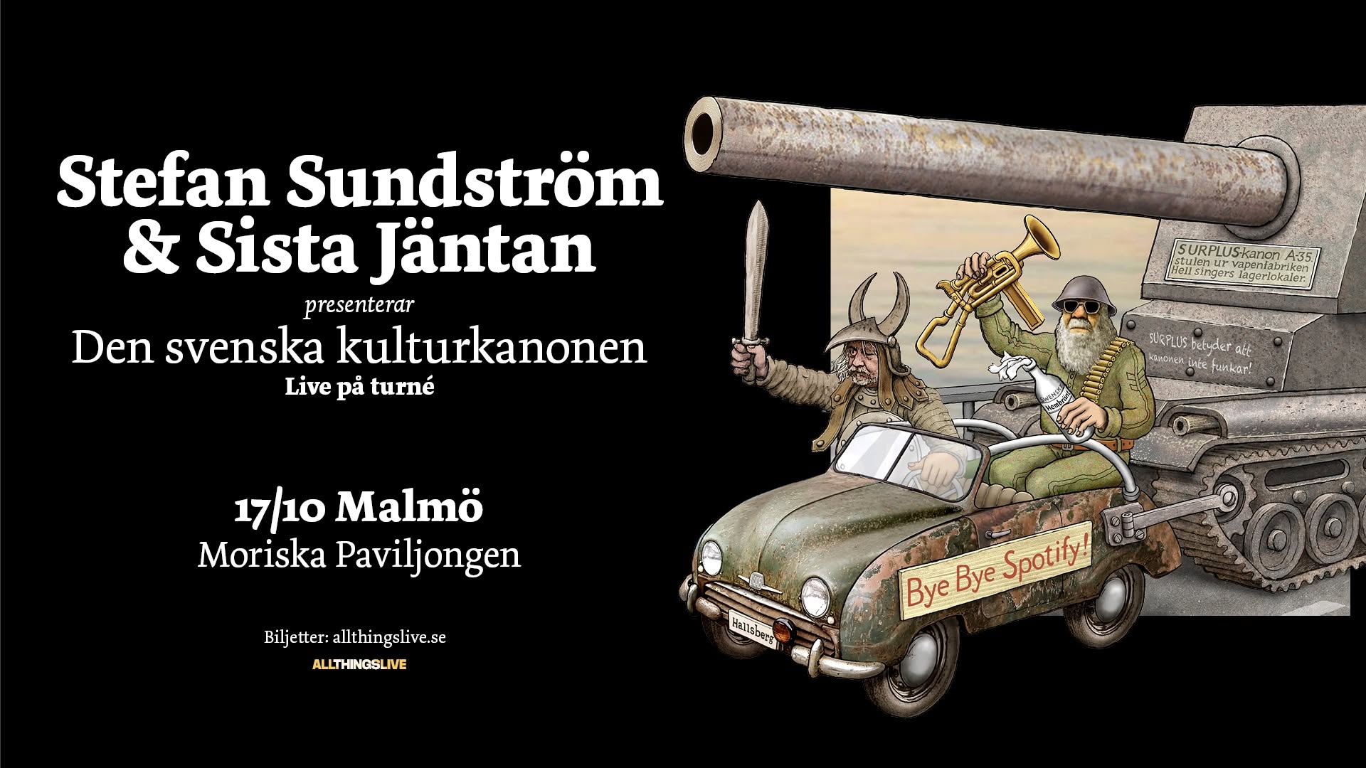 STEFAN SUNDSTRÖM & SISTA JÄNTAN | MALMÖ | MORISKAN — SAT 17 OCT