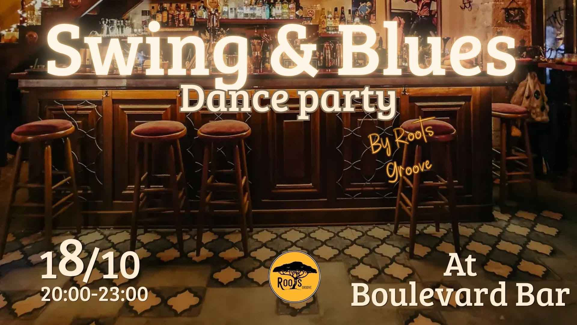 Swing & Blues Dance party at Boulevard — SUN 18 OCT