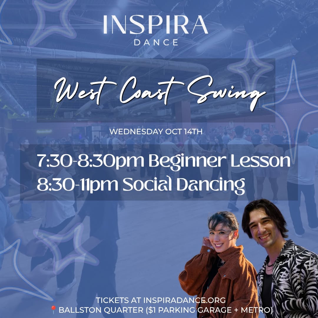 West Coast Swing — WED 14 – THU 15 OCT