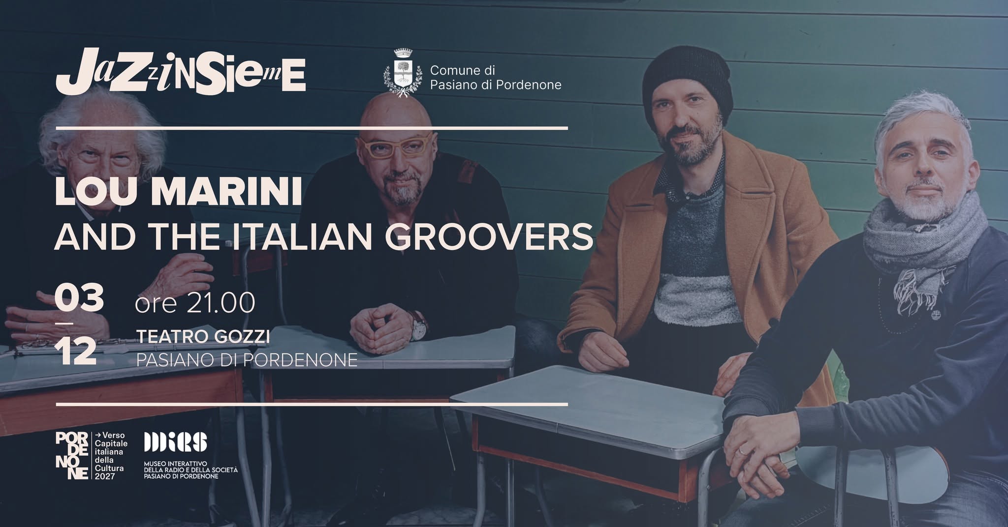 LOU MARINI AND THE ITALIAN GROOVERS — THU 3 DEC