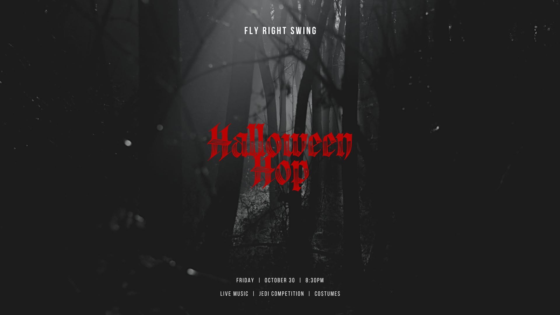 Halloween Hop — SAT 31 OCT