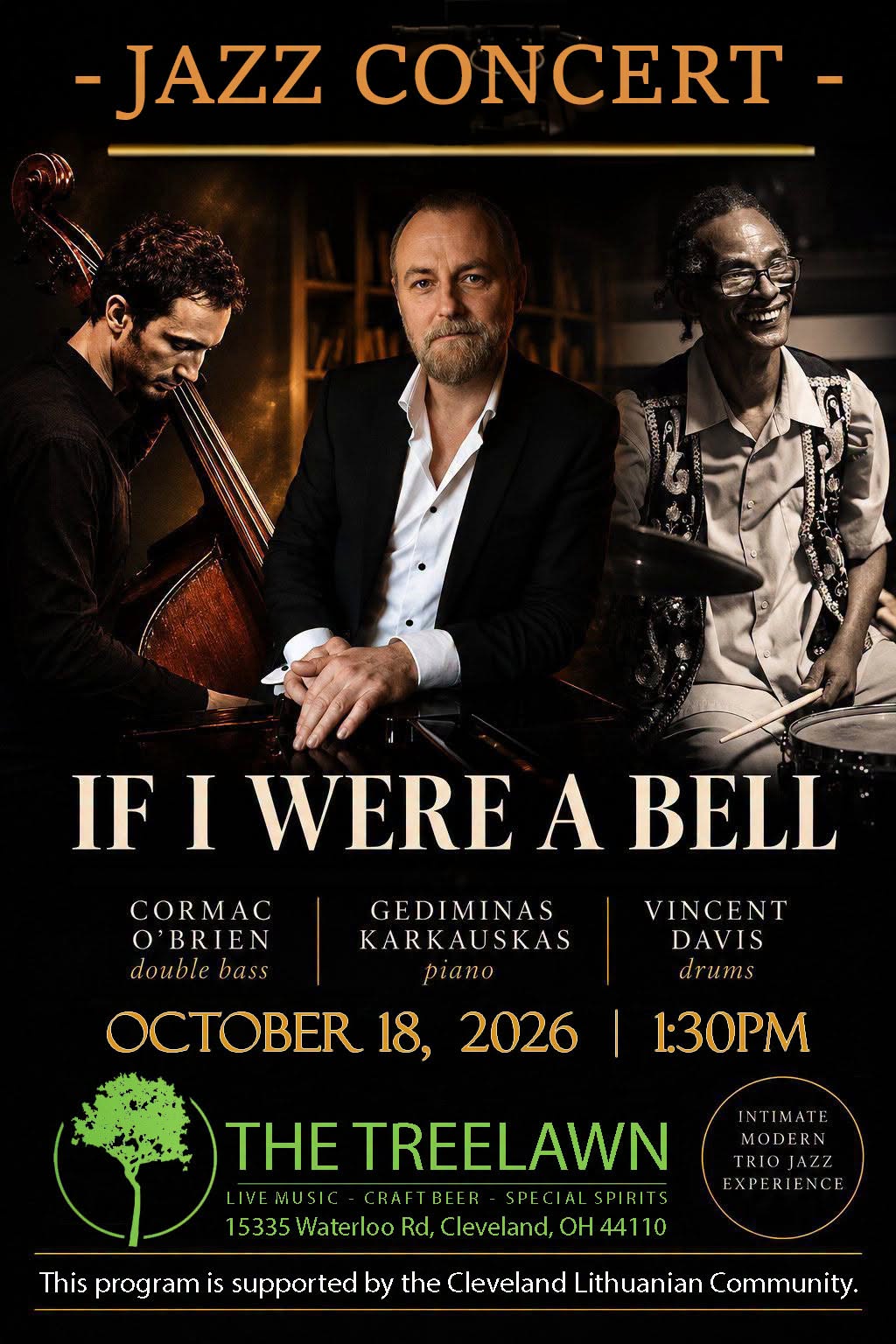 An Afternoon of Jazz: If I Were A Bell — SUN 18 OCT