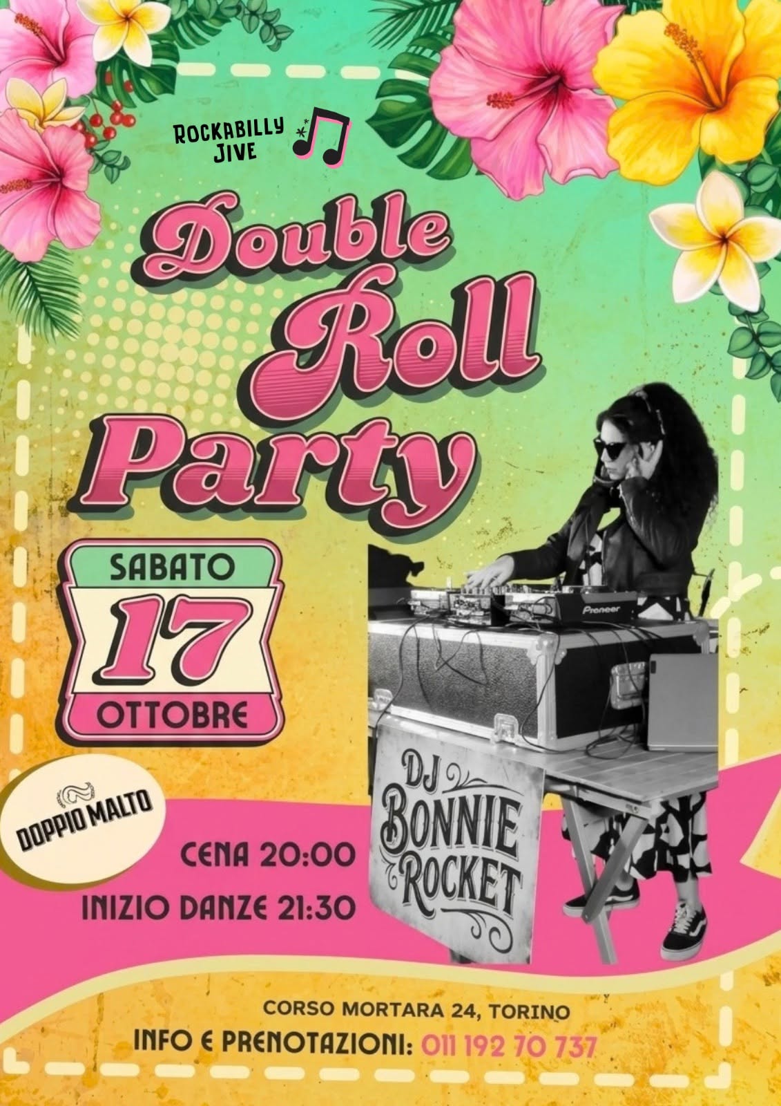 DOUBLE ROLL PARTY — SAT 17 OCT