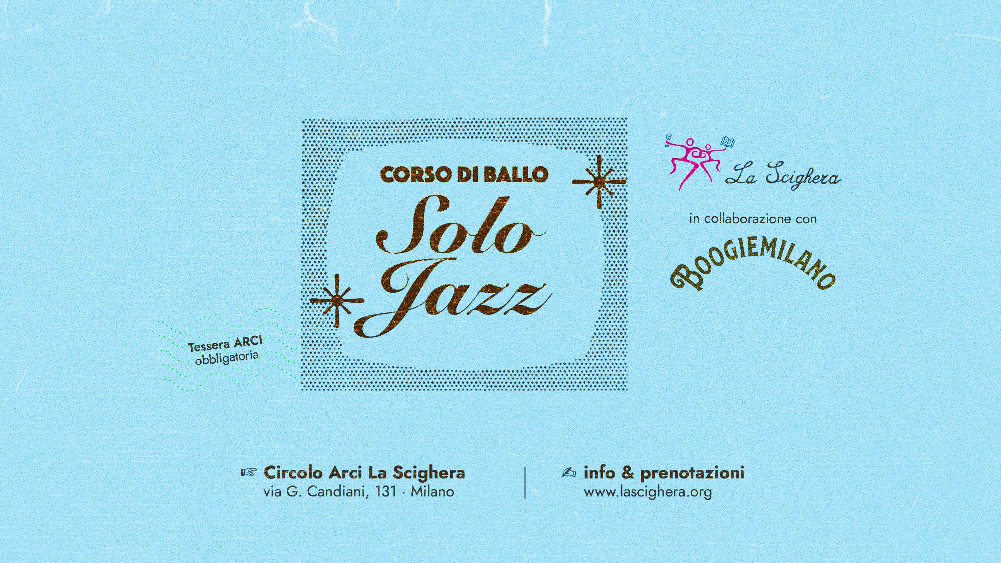 CORSO DI SOLO JAZZ — SUN 25 OCT