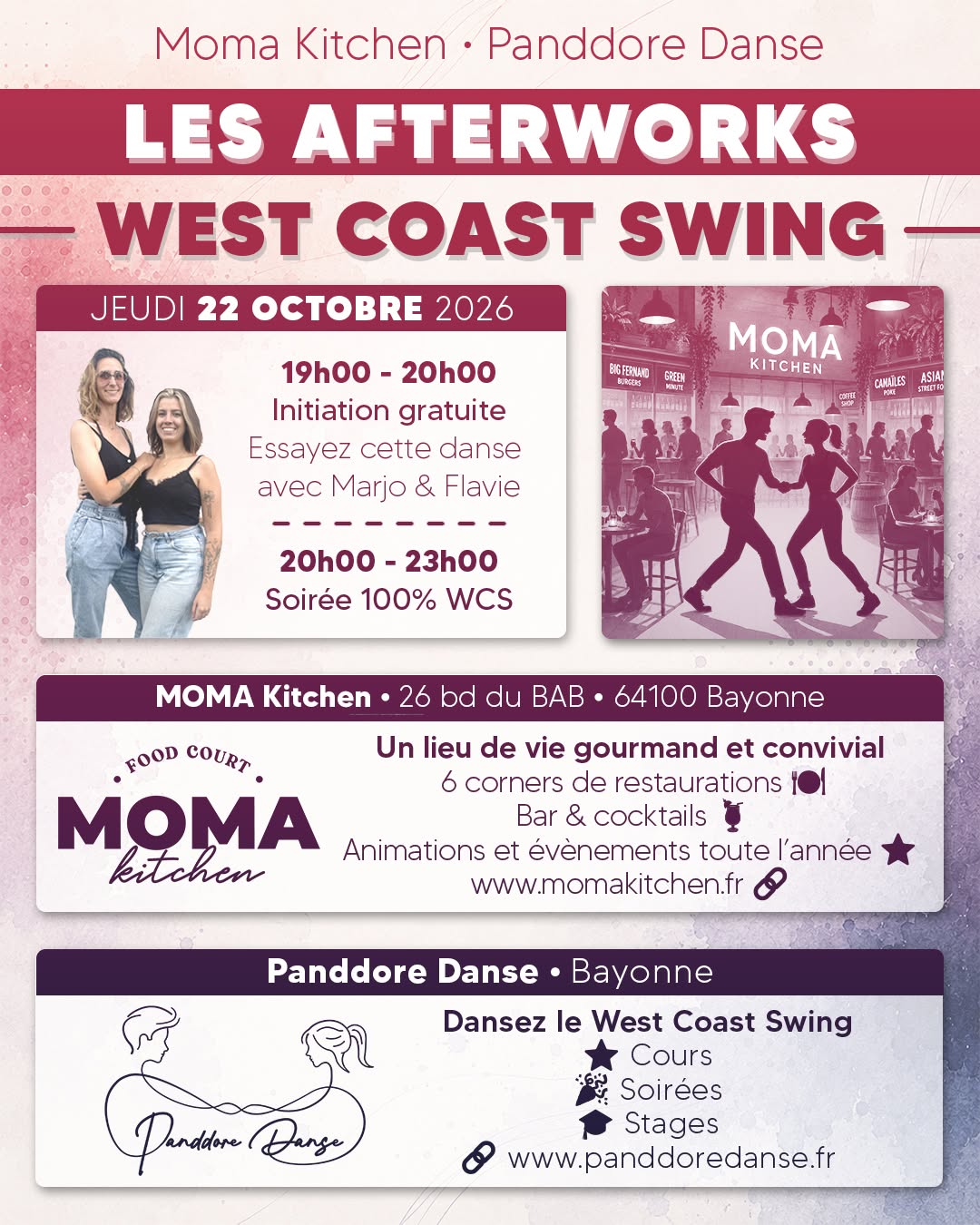 Initiation gratuite WCS + Afterwork — THU 22 OCT