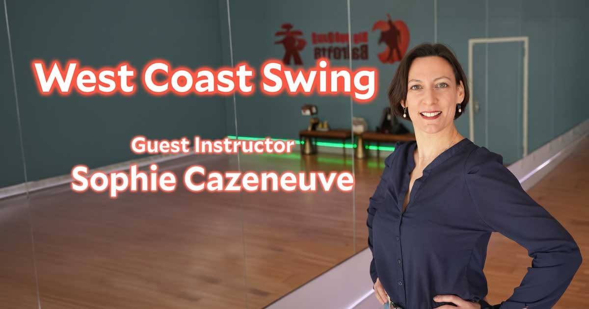 West Coast Swing with Sophie Cazeneuve in Norwalk, CT — SAT 24 – SUN 25 OCT