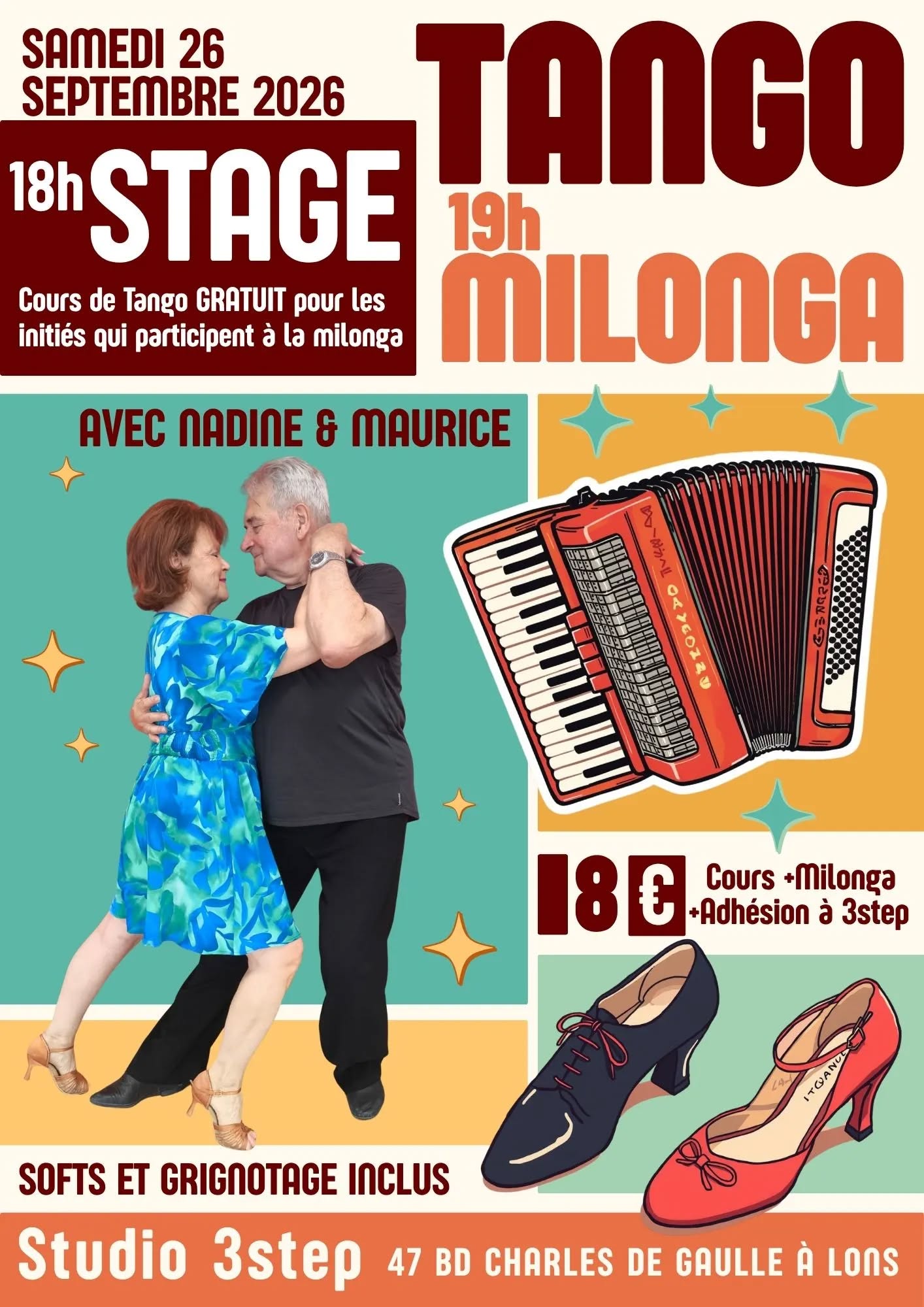 Stage de Tango suivi d'une Milonga — SAT 31 OCT